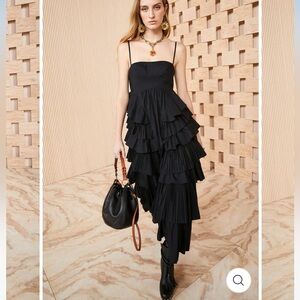 Ulla Johnson Avery Dress black / Noir NEW WITH TAGS